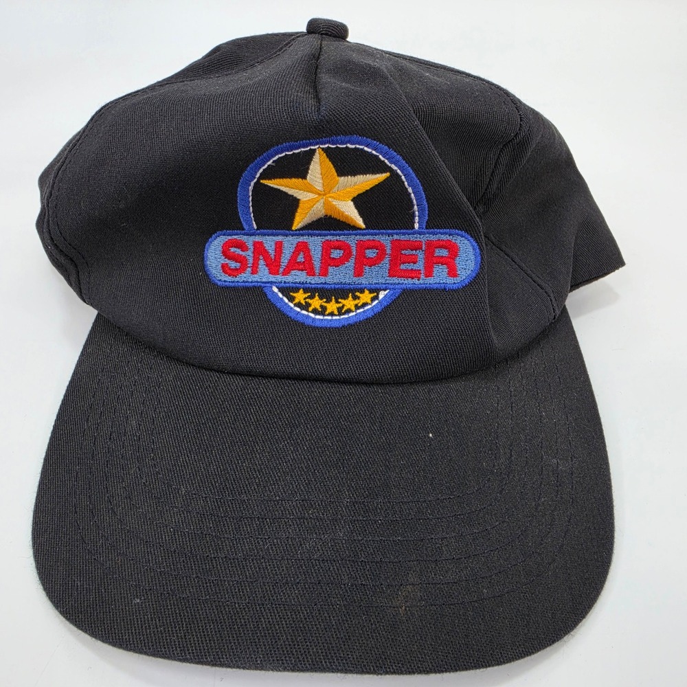 Snapper Hat Service Doctor Snapback Black Vintage USA Made K-Products Cap OSFM